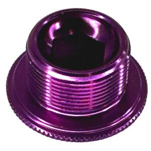 F26 M20x1 Kurbelschraube passend für Shimano Hollowtech II Purple
