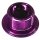 F26 M20x1 Kurbelschraube passend für Shimano Hollowtech II Purple