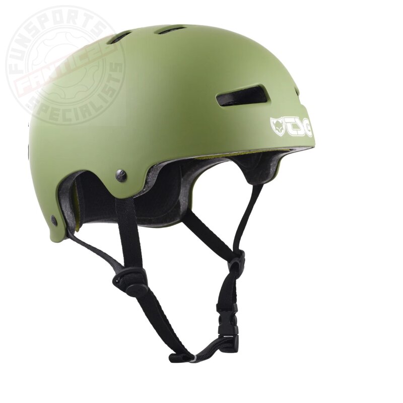 TSG Evolution Youth Helm Solid Color satin olive XXS/XS (52-54cm)