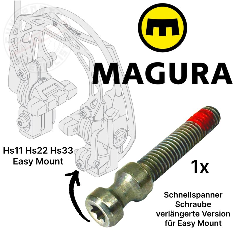 Magura M6 Schnellspanner-Schraube Torx HS11 Hs22 Hs33 für EASY MOUNT