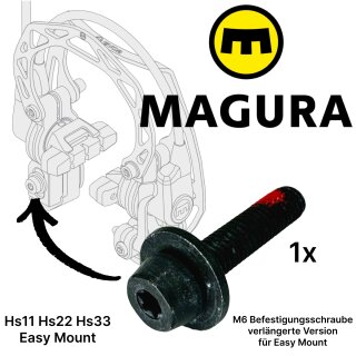 Magura M6 Torx T25 Befestigungsschraube für Bremszylinder EASY MOUNT