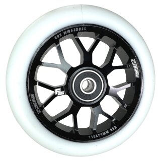 Fantic26 Spy7 Stunt-Scooter Rolle 110mm Abec11 Schwarz /Pu Weiss