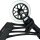 Fantic26 Spy7 Stunt-Scooter Rolle 110mm Abec11 Schwarz /Pu Weiss