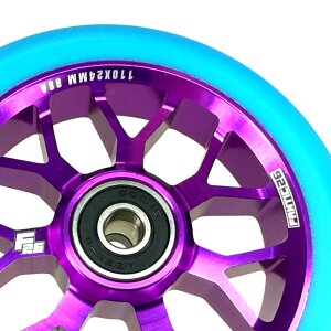 Fantic26 Spy7 Stunt-Scooter Rolle 110mm Abec11 Lila/Pu...