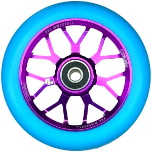 Fantic26 Spy7 Stunt-Scooter Rolle 110mm Abec11 Lila/Pu Türkis
