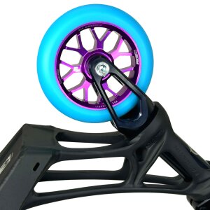 Fantic26 Spy7 Stunt-Scooter Rolle 110mm Abec11 Lila/Pu Türkis