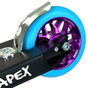 Fantic26 Spy7 Stunt-Scooter Rolle 110mm Abec11 Lila/Pu Türkis