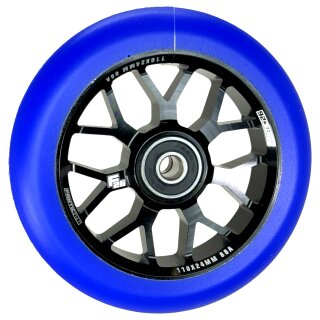 Fantic26 Spy7 Stunt-Scooter Rolle 110mm Abec11 Schwarz/Pu Blau