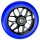 Fantic26 Spy7 Stunt-Scooter Rolle 110mm Abec11 Schwarz/Pu Blau
