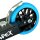 Fantic26 Spy7 Stunt-Scooter Rolle 110mm Abec11 Schwarz/Pu Türkis
