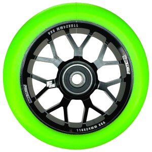 Fantic26 Spy7 Stunt-Scooter Rolle 110mm Abec11 Schwarz/Pu Grün