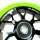 Fantic26 Spy7 Stunt-Scooter Rolle 110mm Abec11 Schwarz/Pu Grün
