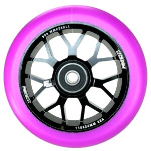 Fantic26 Spy7 Stunt-Scooter Rolle 110mm Abec11 Schwarz /Pu Lila