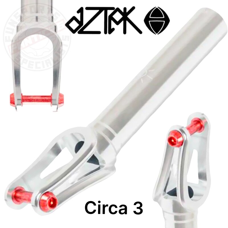 Aztek Circa 3 Stunt-Scooter Gabel 157gr SCS Silber