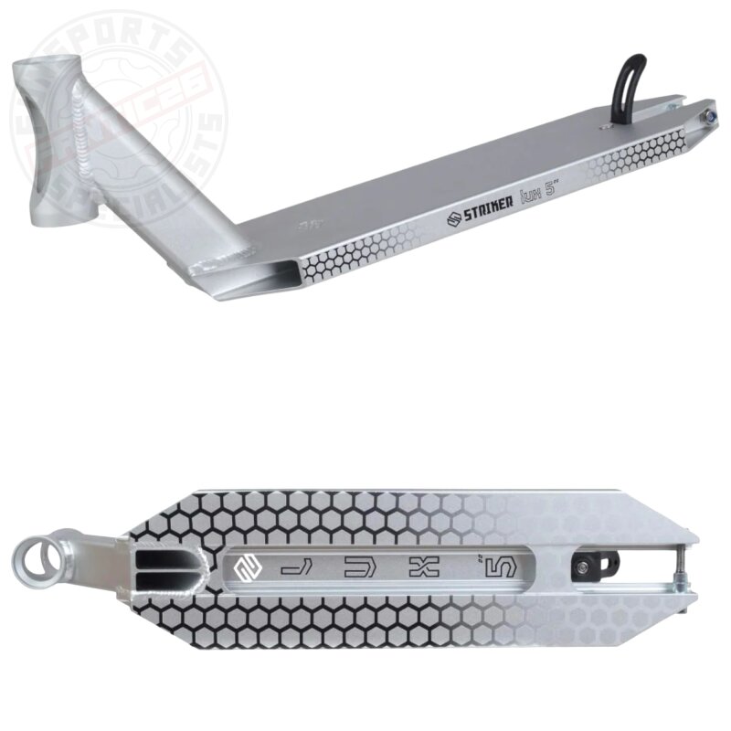 Striker Lux Five Stunt Scooter Deck Silber 49cm