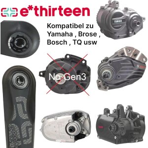 e*thirteen MTB Ebike Ersatz Kurbelarme 170mm passend für Brose ,Bosch ,Yamaha Motoren