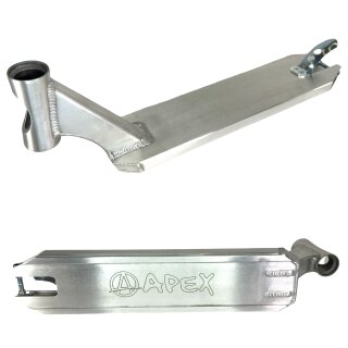 Apex Pro Stunt-Scooter Deck Silber gebürstet