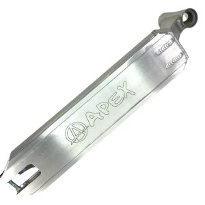 Apex Pro Stunt-Scooter Deck Silber gebürstet