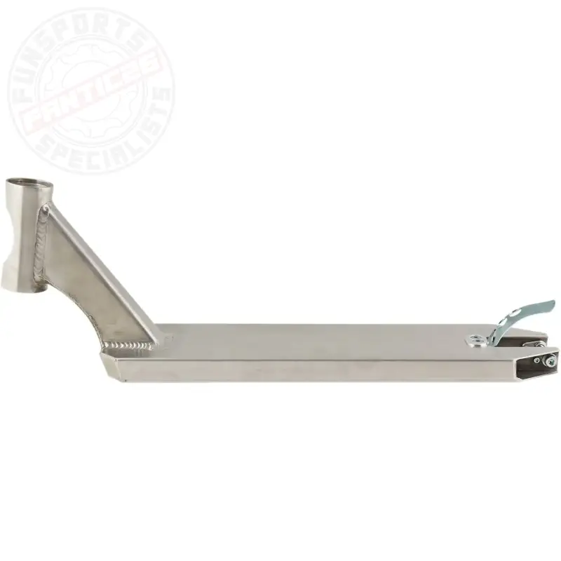 Apex Pro Stunt-Scooter Deck Mini 550 (46cm) Silber gebürstet
