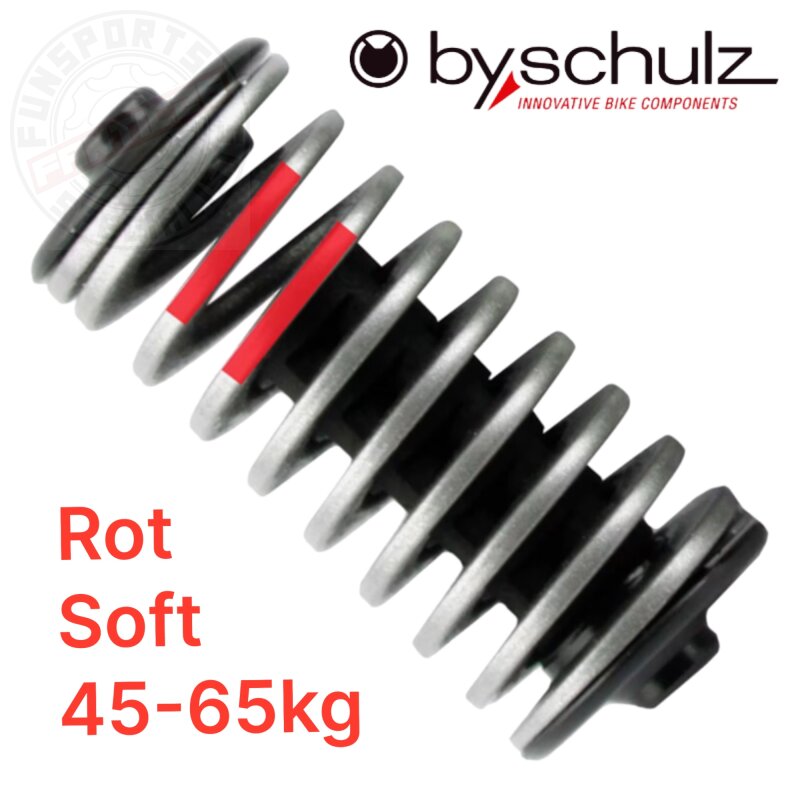 by.Schulz G.2 ST Ersatz Feder Rot Soft 45-65kg