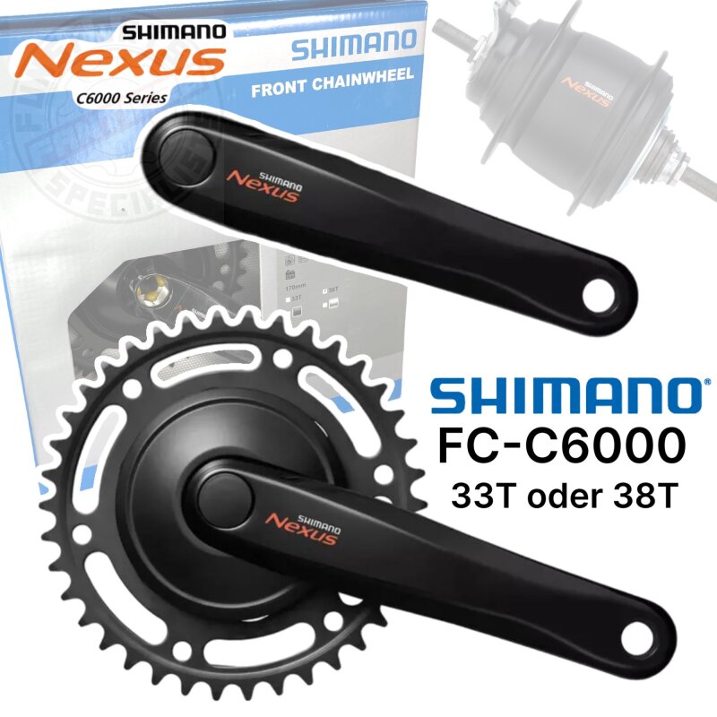 Shimano Nexus Alfine Kurbelgarnitur City FC-C6000