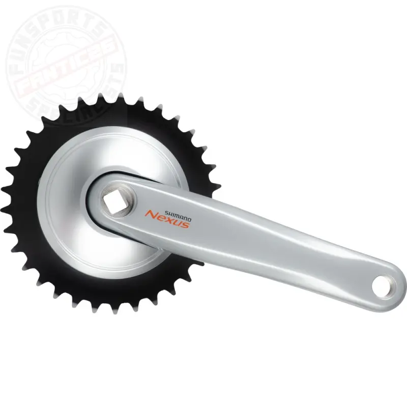Shimano Nexus Alfine Kurbelgarnitur City FC-C6000 33Z Silber