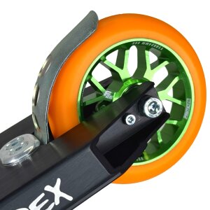 Fantic26 Spy7 Stunt-Scooter Rolle 110mm Abec11 Grün/Pu Orange
