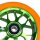 Fantic26 Spy7 Stunt-Scooter Rolle 110mm Abec11 Grün/Pu Orange
