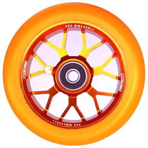 Fantic26 Spy7 Stunt-Scooter Rolle 110mm Abec11 Orange/Pu Orange