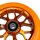 Fantic26 Spy7 Stunt-Scooter Rolle 110mm Abec11 Orange/Pu Orange