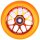 Fantic26 Spy7 Stunt-Scooter Rolle 110mm Abec11 Orange/Pu Orange
