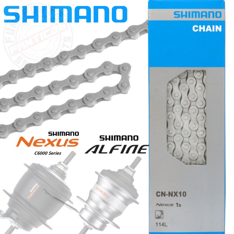 Shimano Fahrradkette CN-NX10 Nexus / Alfine 1-fach 114 Glieder