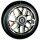 Fantic26 Spy7 Stunt-Scooter Rolle 110mm Abec11 Chrome/Pu Schwarz
