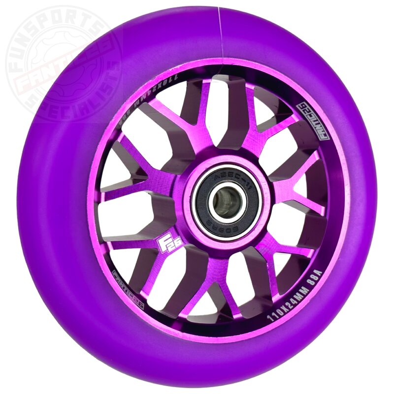 Fantic26 Spy7 Stunt-Scooter Rolle 110mm Abec11 Lila/ Pu Lila