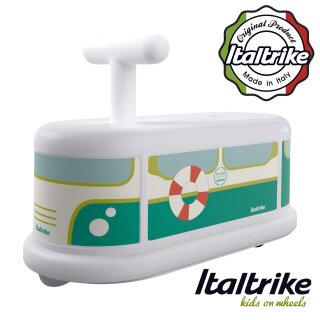 Italtrike La Cosa1 Baby Rutcher-Flitzer 360 Indoor Auto Kinder Fahrzeug ab1-6J weiß Bulli