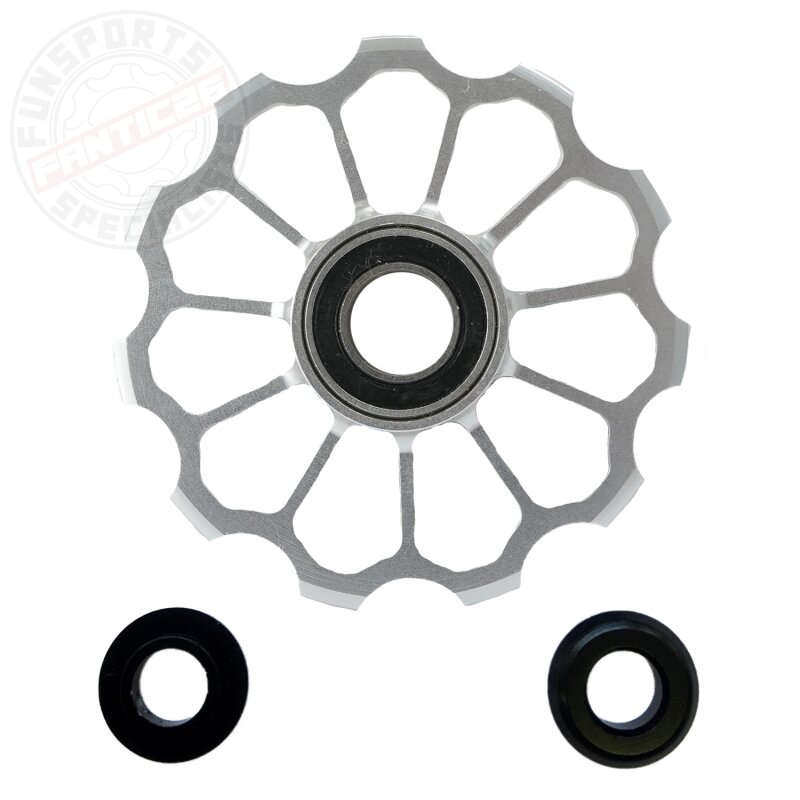F26 Skeleton SL Schaltwerksrolle Jockey Wheel 11T Silber