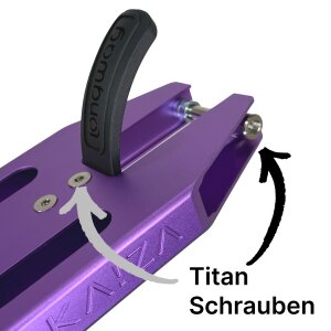 Longway Kaiza V4 Stunt-Scooter Deck 480mm 1085g Lila