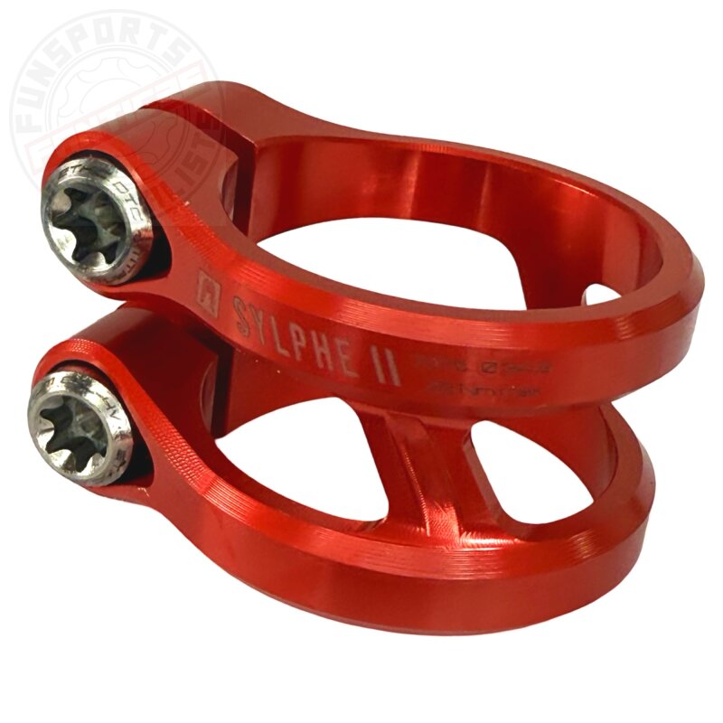 Ethic DTC Stunt-Scooter Klemme Sylphe V2 Rot 31,8mm Standard
