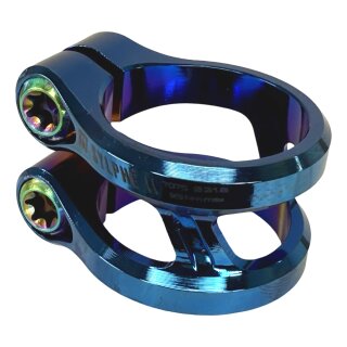 Ethic DTC Stunt-Scooter Klemme Sylphe V2 Blauchrome 34,9mm Oversized