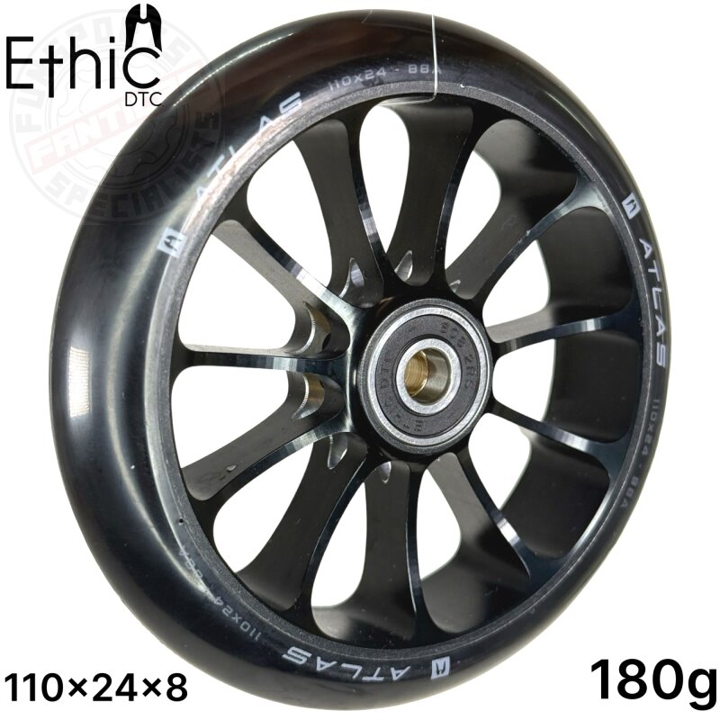Ethic DTC Atlas Stunt-Scooter Rolle 180gr 110mm Schwarz