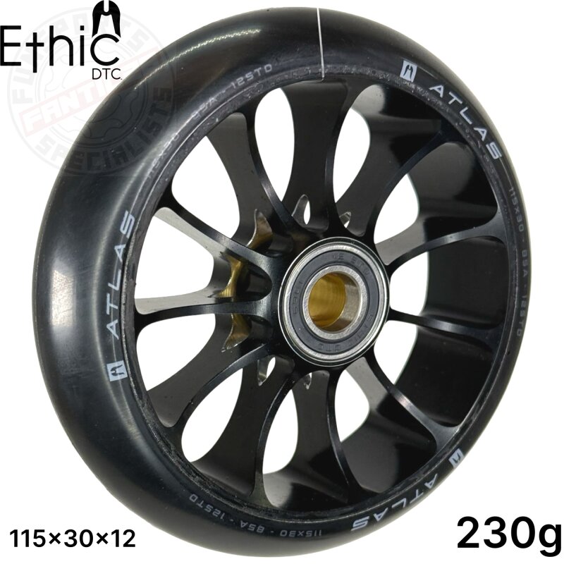 Ethic DTC Atlas Stunt-Scooter Rolle 115mm x 30mm 12std Schwarz