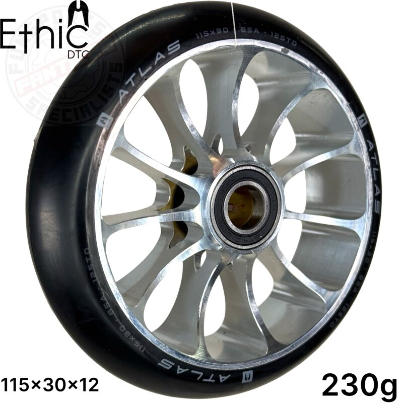 Ethic DTC Atlas Stunt-Scooter Rolle 115mm x 30mm 12std Raw