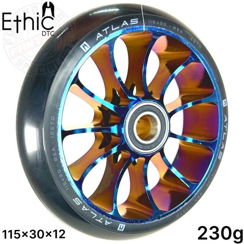 Ethic DTC Atlas Stunt-Scooter Rolle 115mm x 30mm 12std Blauchrome