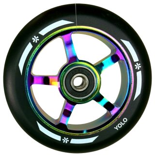 Union Yolo Stunt-Scooter Rolle Abec9 100mm Neochrome