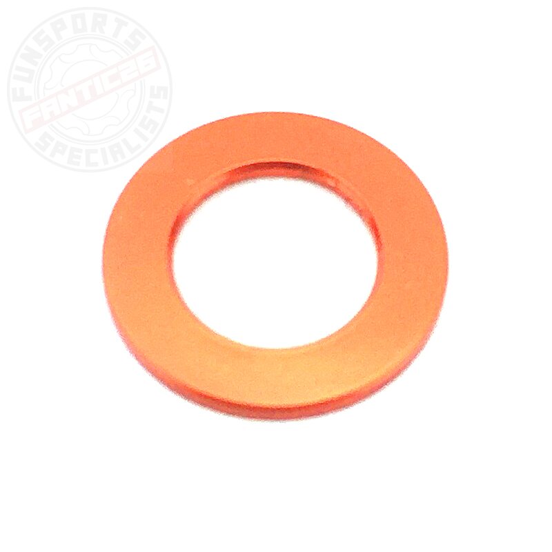 Alu M6 U-Scheibe SL Orange