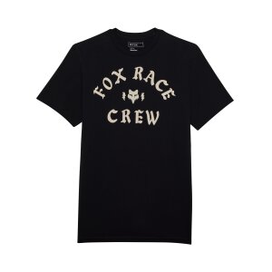 Fox Premium T-Shirt Race Crew Schwarz