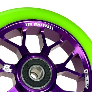 Fantic26 Spy7 Stunt-Scooter Rolle 110mm Abec11 Lila/ Pu...