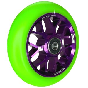 Fantic26 Spy7 Stunt-Scooter Rolle 110mm Abec11 Lila/ Pu Grün
