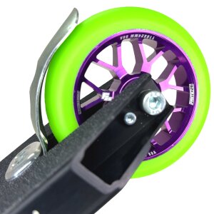 Fantic26 Spy7 Stunt-Scooter Rolle 110mm Abec11 Lila/ Pu Grün
