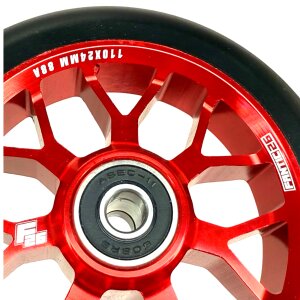 Fantic26 Spy7 Stunt-Scooter Rolle 110mm Abec11 Rot